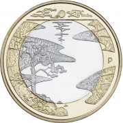 Финляндия 2013 5 евро Северная природа Лето