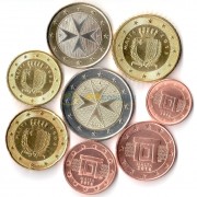 Мальта Набор 8 монет евро (1-50 центов, 1-2 евро)