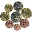 Эстония Набор 8 монет евро 2011 (1-50 центов, 1-2 евро)