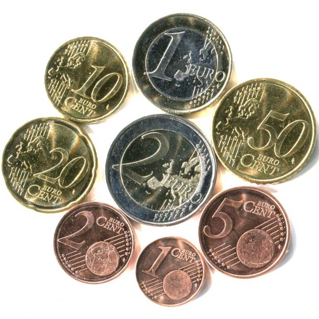 Номинал монеты интернет. Евро монеты номинал. Иностранные монеты евро. Разменные монеты евро. Металлические монеты евро.