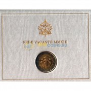 Ватикан 2013 2 евро Вакантный престол Ватикан 2013 2 евро Вакантный престол