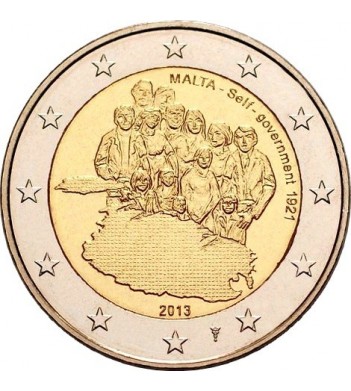 Мальта 2013 2 евро Правительство 1921 года