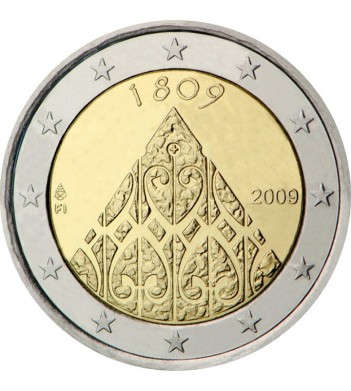 Финляндия 2009 2 евро 200 лет автономии