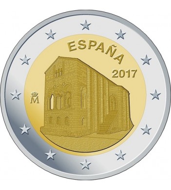 Испания 2017 2 евро Церковь в Овьедо