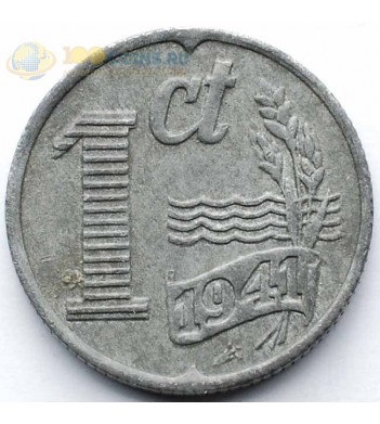 Нидерланды 1944 1 цент (цинк)