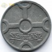 Нидерланды 1943 1 цент (цинк)