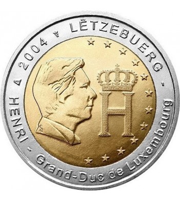 Люксембург 2004 2 евро Герцог Анри Нассау