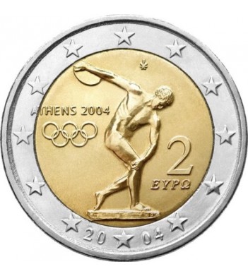 Греция 2004 2 евро Олимпийские игры Афины
