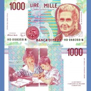 Италия бона 1000 лир 1990