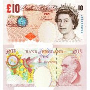 Великобритания бона 10 фунтов 2000