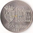 Андорра 1995 25 сентим ФАО