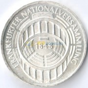 ФРГ 1973 5 марок Франкфуртское собрание (серебро)