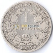 Германия 1874 1 марка A (F-VF)