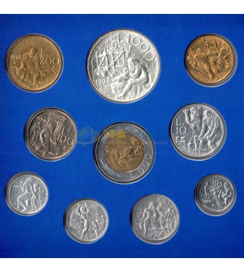 Сан-Марино 1994 набор 10 монет (буклет)