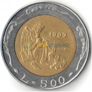 Сан-Марино 1989 500 лир История Сан-Марино 1989 500 лир История