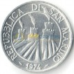 Сан-Марино 1974 5 лир Дикобраз