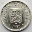 Финляндия 1958 100 марок (серебро)