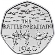 Великобритания 2015 50 пенсов Битва за Британию