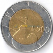 Сан-Марино 1990 500 лир 1690 лет государству Сан-Марино 1990 500 лир 1690 лет государству
