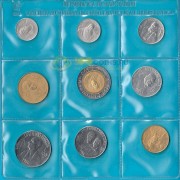 Сан-Марино 1984 набор 9 монет (запайка)