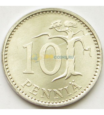 Финляндия 1983 10 пенни (алюминий)