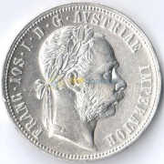 Австрия 1877 1 флорин Франц Иосиф (серебро)