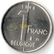 Бельгия 1994-2001 1 франк BELGIQUE
