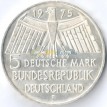 ФРГ 1975 5 марок Европейское наследие (серебро)