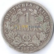 Германия 1875 1 марка A (F-VF)