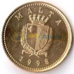 Мальта 1998 1 цент Ласка