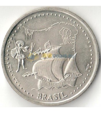 Португалия 1999 200 эскудо Открытие Бразилии