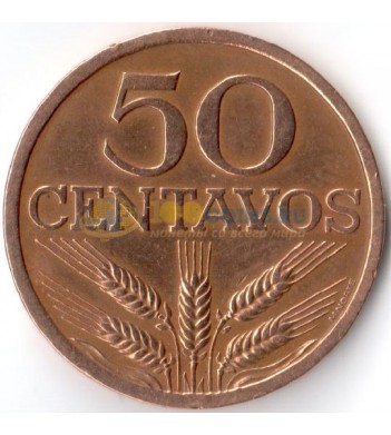 Португалия 1977 50 сентаво