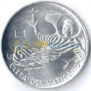 Ватикан 1969 1 лира Ангел