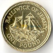 Джерси 2006 1 фунт Парусник Резолют