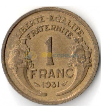 Франция 1931-1941 1 франк