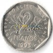 Франция 1993 2 франка Жан Мулен