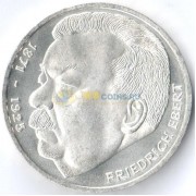 ФРГ 1975 5 марок Фридрих Эберт (серебро)