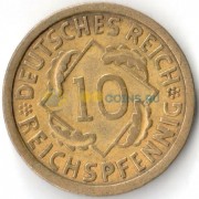 Германия 1924-1936 10 пфеннигов