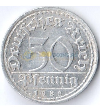 Германия 1920 50 пфеннингов A