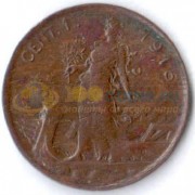 Италия 1915 1 чентезимо (km 40)