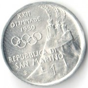 Сан-Марино 1980 1 лира Олимпийские игры