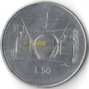 Сан-Марино 1976 50 лир Республика