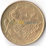 Ватикан 1969 20 лир Ангел