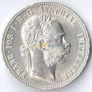 Австрия 1884 1 флорин Франц Иосиф (серебро)