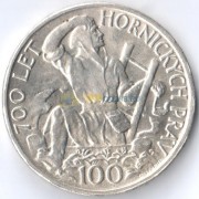 Чехословакия 1949 100 крон 700 лет праву добычи Чехословакия 1949 100 крон 700 лет праву добычи