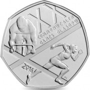 Великобритания 2014 50 пенсов Игры Содружества