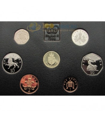 Великобритания 1988 набор 7 монет (proof)