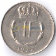 Люксембург 1978 1 франк