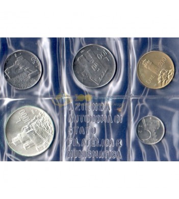 Сан-Марино 1988 набор 10 монет (буклет)