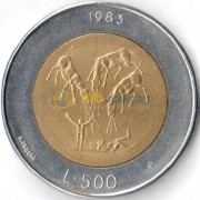 Сан-Марино 1983 500 лир Ядерная угроза